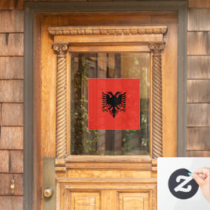 Autocollant Pour Fenêtre Drapeau albanais