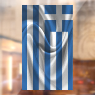 Autocollant Pour Fenêtre Drapeau de la Grèce