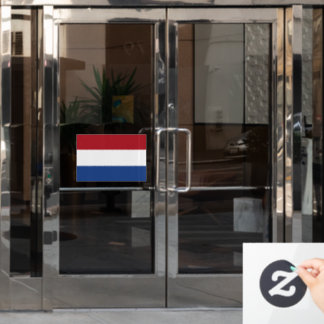 Autocollant Pour Fenêtre Drapeau des Pays-Bas découpé sur mesure