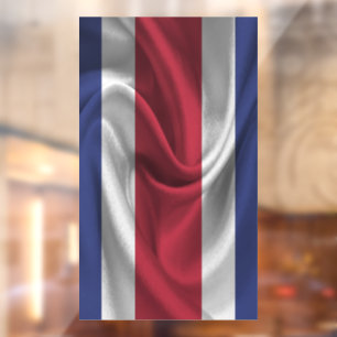 Autocollant Pour Fenêtre Drapeau du Costa Rica