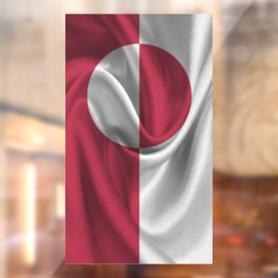 Autocollant Pour Fenêtre Drapeau du Groenland