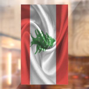 Autocollant Pour Fenêtre Drapeau du Liban