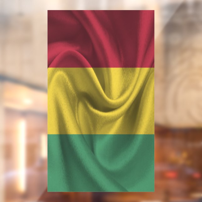 Autocollant Pour Fenêtre Drapeau Guinée (Feuille 2)