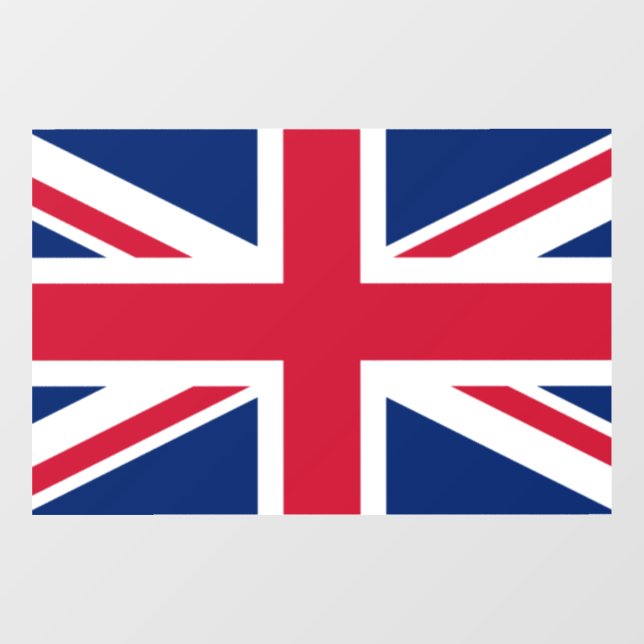 Autocollant Pour Fenêtre Drapeau national du Royaume-Uni (Feuille)