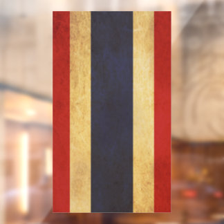 Autocollant Pour Fenêtre Drapeau Thaïlande Conception Vintage