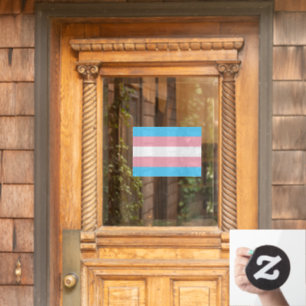 Autocollant Pour Fenêtre Drapeau transgenre, genre, LGBT et fierté