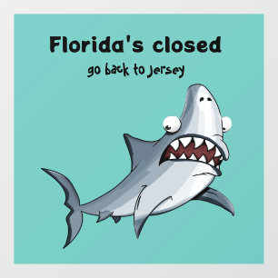 Autocollant Pour Fenêtre Drôle Florida New Jersey fenêtre décal
