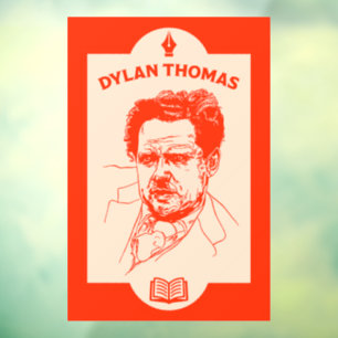 Autocollant Pour Fenêtre Dylan Thomas Welsh Poet