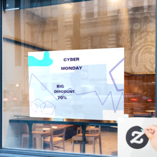 Autocollant Pour Fenêtre E-commerce Cyber Monday Deal