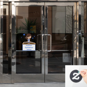 Autocollant Pour Fenêtre École de gymnastique - École de gymnastique