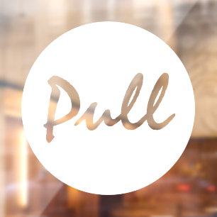 Autocollant Pour Fenêtre Écran de la fenêtre d'affaires PULL blanc de scrip