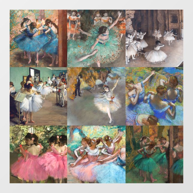 Autocollant Pour Fenêtre Edgar Degas - Dancers Sélection de chef-d'oeuvre (Feuille)