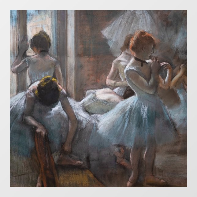 Autocollant Pour Fenêtre Edgar Degas - Danseurs (Feuille)