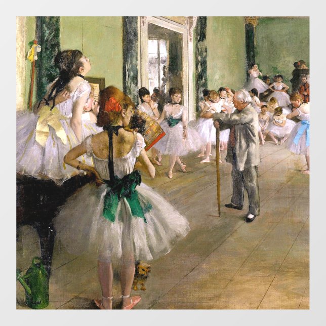Autocollant Pour Fenêtre Edgar Degas La Classe Danse (Feuille)