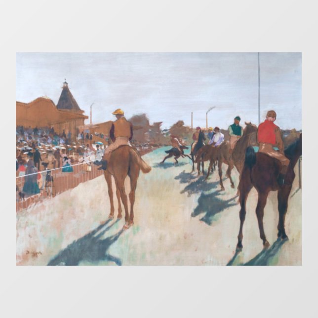 Autocollant Pour Fenêtre Edgar Degas - La Parade (Feuille)