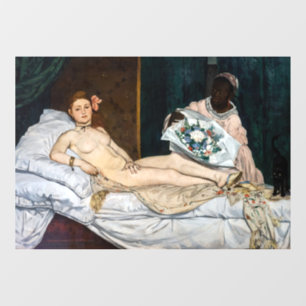 Autocollant Pour Fenêtre Edouard Manet - Olympia