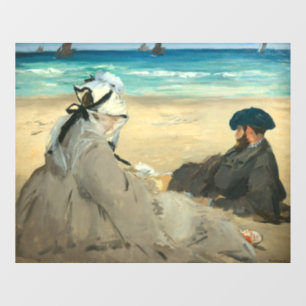 Autocollant Pour Fenêtre Edouard Manet - Sur la plage