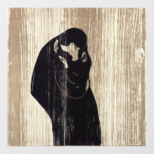 Autocollant Pour Fenêtre Edvard Munch - Le Kiss IV