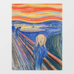 Autocollant Pour Fenêtre Edvard Munch - The Scream 1895