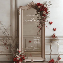 Élégant miroir Selfie moderne Bienvenue Décal Mari