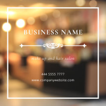 Elégant Salon pour petites entreprises Nom Cadre b