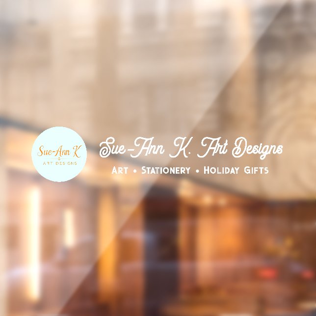 Autocollant Pour Fenêtre Elegant Whimsical Holiday Store Window Cling (Feuille 2)