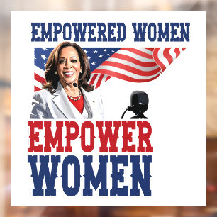 Autocollant Pour Fenêtre Emporter les femmes Kamala Harris