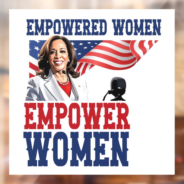 Autocollant Pour Fenêtre Emporter les femmes Kamala Harris (Feuille 2)