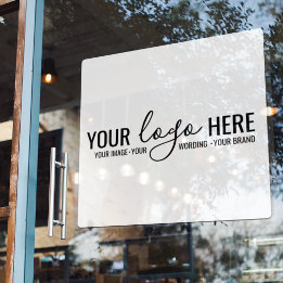 Autocollant Pour Fenêtre Enseigne de magasin en verre personnalisée pour l'