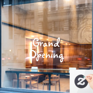 Autocollant Pour Fenêtre Enseigne de magasin pour l'ouverture inaugurale en