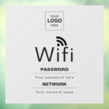Enseigne WiFi personnalisée pour entreprise avec v