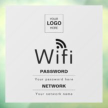 Enseigne WiFi personnalisée pour entreprise avec v