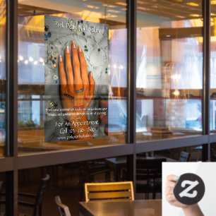 Autocollant Pour Fenêtre Ensemble de personnalisation d'ongles de salon de 