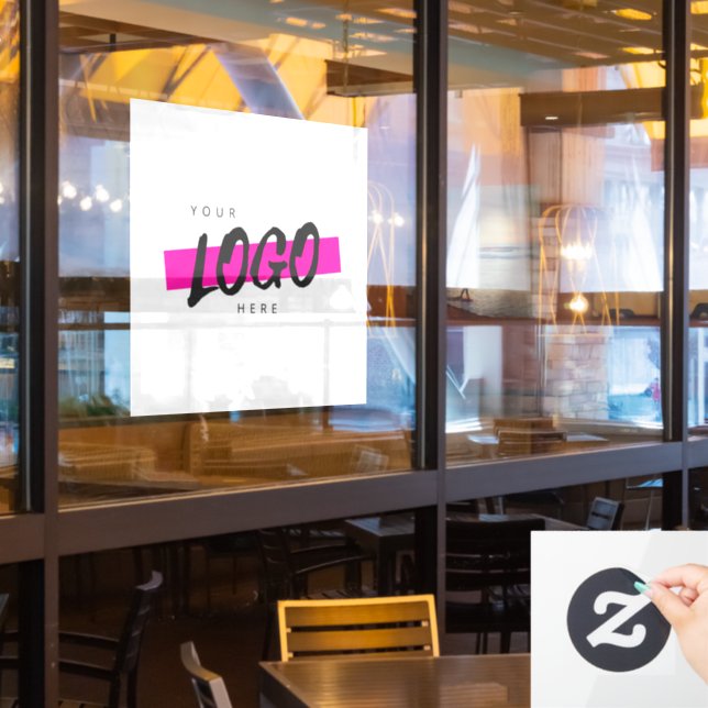 Autocollant Pour Fenêtre Entreprise de logo commercial personnalisé pour la (Fenêtre du restaurant)