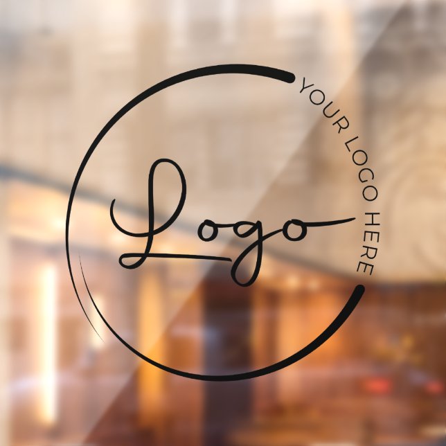 Autocollant Pour Fenêtre Entreprise de logo publicitaire personnalisé (Feuille 2)