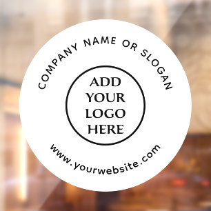 Autocollant Pour Fenêtre Entreprise Professionnelle Logo Entreprise Ici