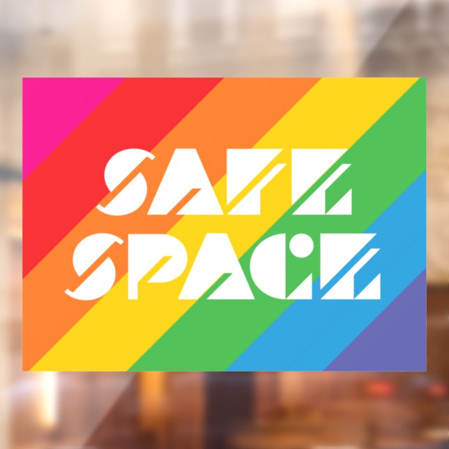 Autocollant Pour Fenêtre Espace sécurisé (Feuille 2)
