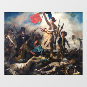 Autocollant Pour Fenêtre Eugene Delacroix - La Liberté guidant le peuple