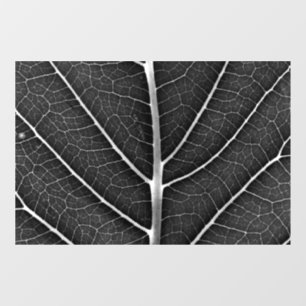 Autocollant Pour Fenêtre Fermeture de la feuille brillante noire et blanche