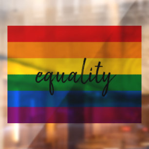 Autocollant Pour Fenêtre Fierté arc-en-ciel