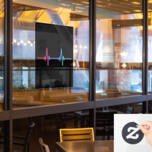 Autocollant Pour Fenêtre Fierté arc-en-ciel alliée LGBTQ