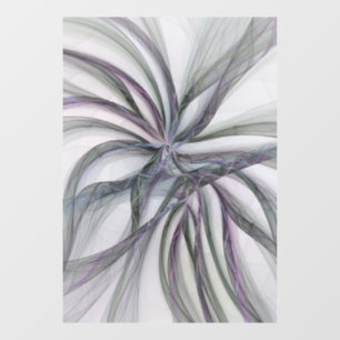 Autocollant Pour Fenêtre Filigree Motions Moderne Abstrait Fractal Balançan