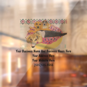 Autocollant Pour Fenêtre Film adhésif pour enseigne commerciale Beagle