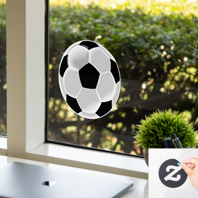 Autocollant Pour Fenêtre Football Football Ball (Bureau)