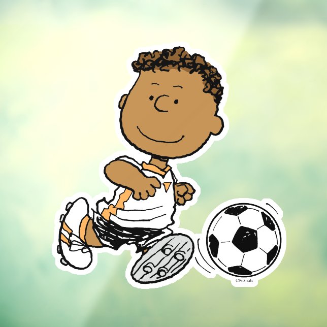 Autocollant Pour Fenêtre Franklin Jouer Au Football (Feuille 3)
