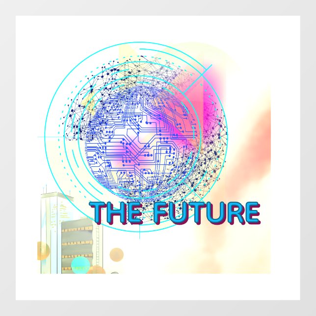 Autocollant Pour Fenêtre Future Window Cling (Feuille)