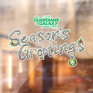 Autocollant Pour Fenêtre Gardiens de la saison des fêtes de Galaxy