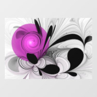 Gris Noir Abstrait Avec Art Fractal Magenta