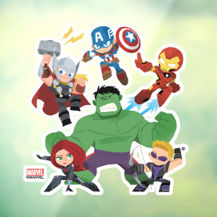 Autocollant Pour Fenêtre Guri Hiru Avengers