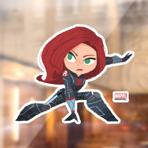 Autocollant Pour Fenêtre Guri Hiru Black Widow